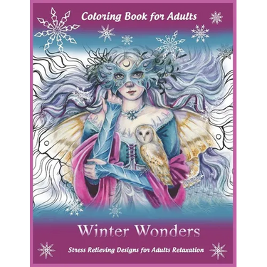 Coloring Book for Adults: Winter Wonders: Stress Relieving Designs for Adults Relaxation