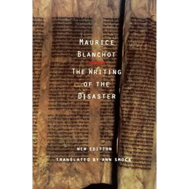The Writing of the Disaster