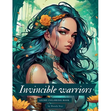Invincible warriors: Anime coloring book
