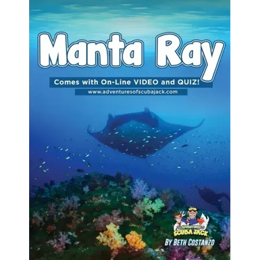 Manta Ray Activity Workbook For Kids