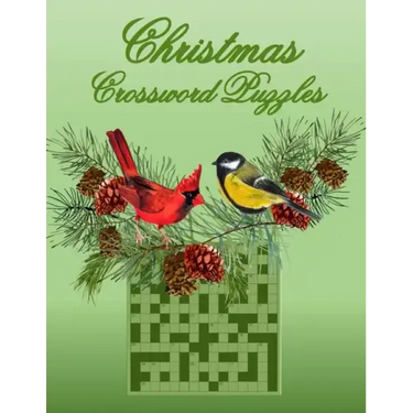 Christmas Crossword Puzzles: 50 General Topic Crosswords, Gift for Puzzlers and Adults