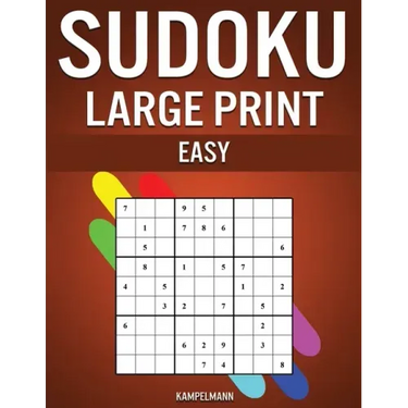 Sudoku Large Print Easy: 250 Large Print Easy to Solve Sudokus with Solutions
