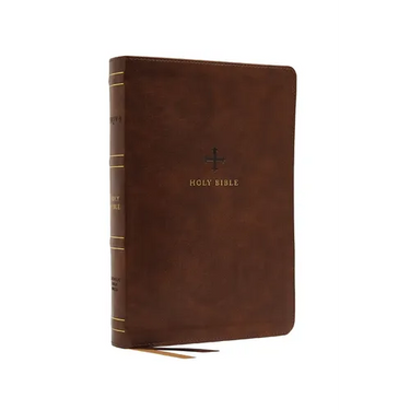 Nrsv, Catholic Bible, Standard Personal Size, Leathersoft, Brown, Comfort Print: Holy Bible