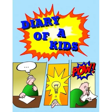 Diary of a Kids: Ages 4-8 Childhood Learning, Preschool Activity Book 100 Pages Size 8.5x11 Inch