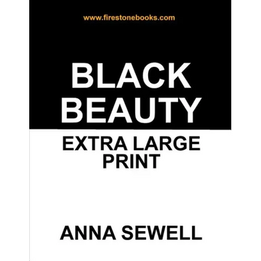 Black Beauty: Extra Large Print