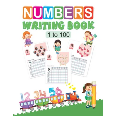 Number Writing Book: 1 to 100