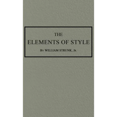The Elements of Style: The Original 1920 Edition