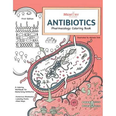 Antibiotics Pharmacology Coloring Book: Antibiotics