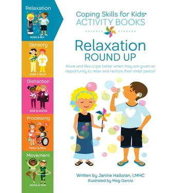 Coping Skills for Kids Activity Books: Relaxation Round Up