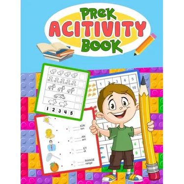 PreK Activity Book: Wonderful Activity Book For Preschool, PreK, Kindergarten