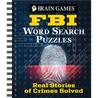 Brain Games - FBI Word Search Puzzles: Real Stories of Crimes Solved