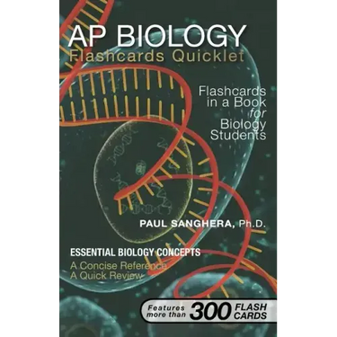 AP Biology Flashcard Quicklet: Flashcards in a Book for Biology Students