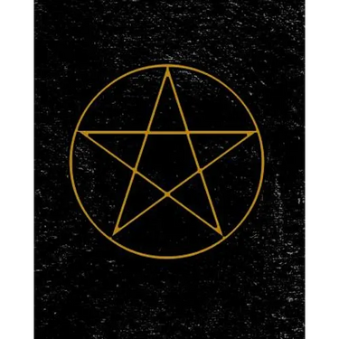Grimoire: Pentagram Symbol Spell Book For Witches Mages Magick Practitioners And Beginners To Write Rituals And Ingredients - Bl