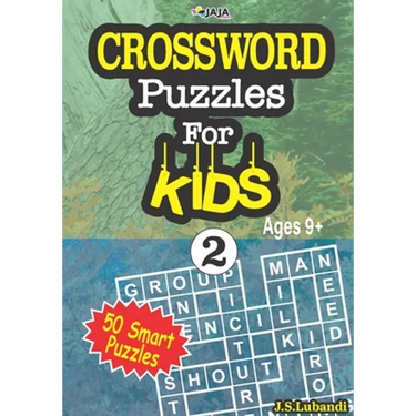 CROSSWORD Puzzles For KIDS, Ages 9+ (50 Smart Puzzles) Vol.2