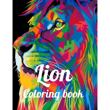 Lion coloring book: A Coloring Book Of 35 Lions in a Range of Styles and Ornate Patterns