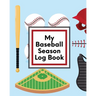 My Baseball Season Log Book: For Players Coaches Kids Youth Baseball Homerun