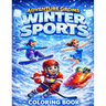 Adventure Groms: Winter Sports Coloring Book Featuring Skiing, Snowboarding, Ice Hockey, Figure Skating, Bobsled, Curling, Ski Jumping, Ice Climbing,