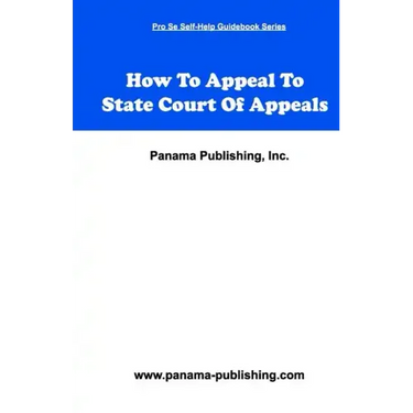 How To Appeal In State Court Of Appeals