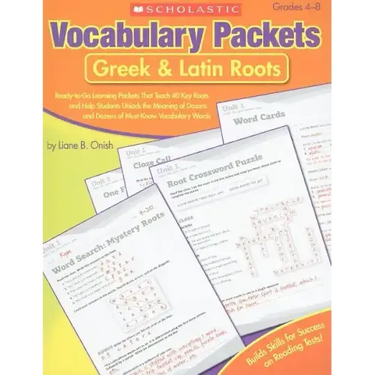 Vocabulary Packets: Greek & Latin Roots