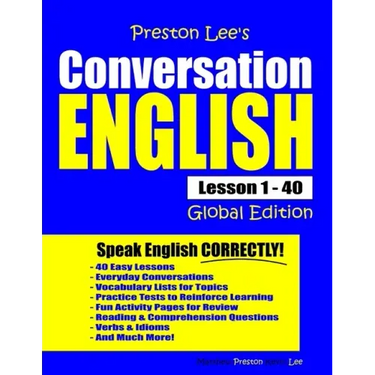Preston Lee's Conversation English - Global Edition Lesson 1 - 40
