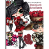 Sherri Baldy Steampunk Sweethearts My Besties Coloring Book