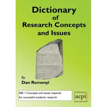 A Dictionary of Research Terms and Issues