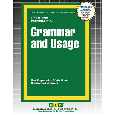 Grammar and Usage