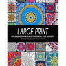 Large Print Coloring Book Easy Patterns for Adults