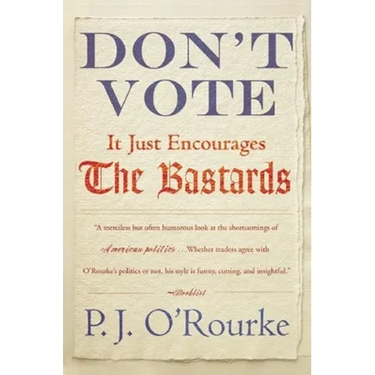 Don't Vote It Just Encourages the Bastards