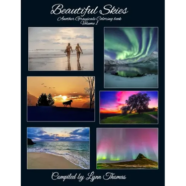 Beautiful Skies: Another Grayscale Coloring Book