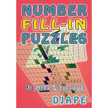 Number Fill-in Puzzles: 80 puzzles in large font!