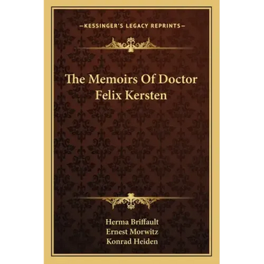 The Memoirs of Doctor Felix Kersten