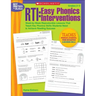 Rti: Easy Phonics Interventions: Week-By-Week Reproducible Lessons That Teach Key Phonics Skills Students Need to Achieve Reading Success