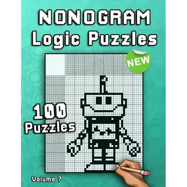 Nonogram Logic Puzzles: Challenging Hanjie puzzle collection with japanese picture riddles Fun brain teaser for everyone