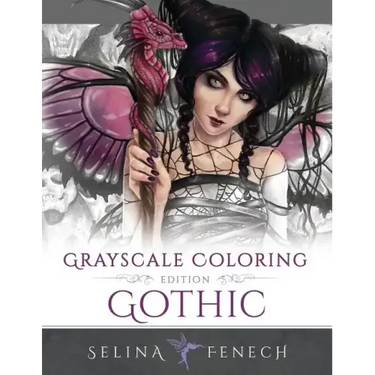 Gothic - Grayscale Edition Coloring Book