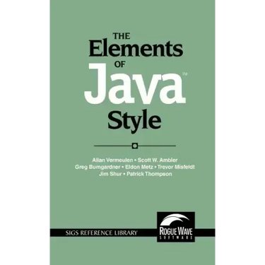 The Elements of Java Style