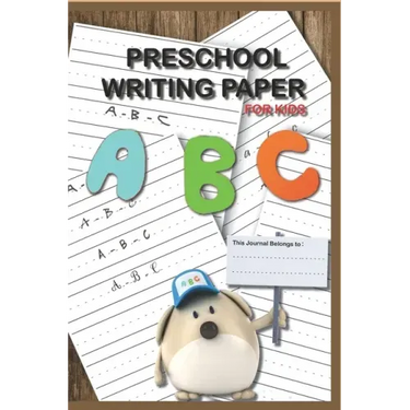 Preschool Writing Paper with detted lines For KIDS: 110 Lined handwriting practice Journal/Notebook
