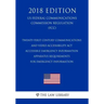 Twenty-First Century Communications and Video Accessibility Act - Accessible Emergency Information - Apparatus Requirements for Emergency Information