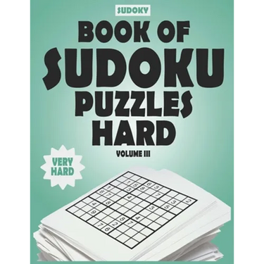 SUDOKY Book of Sudoku Puzzles Hard: Sudoku puzzle books for adults - Includes Solutions - Vol III