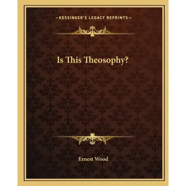 Is This Theosophy?