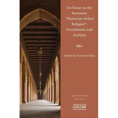 An Essay on the Statement "Humanity before Religion": Foundations and Analysis