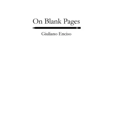 On Blank Pages