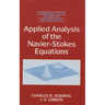 Applied Analysis of the Navier-Stokes Equations
