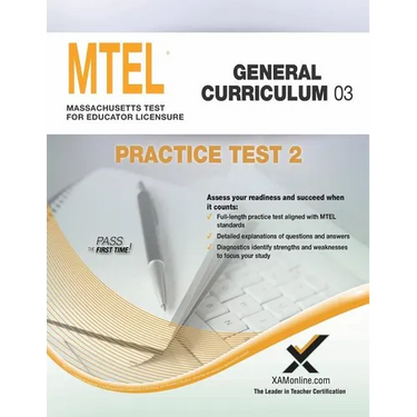 MTEL General Curriculum 03 Practice Test 2