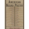 American Negro Poetry: An Anthology