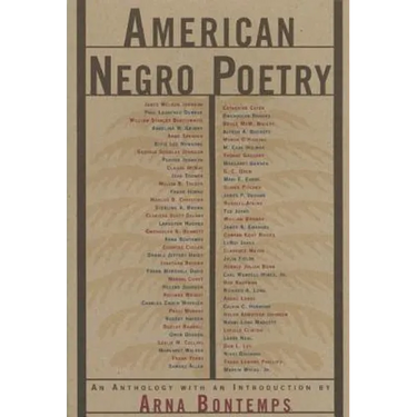 American Negro Poetry: An Anthology