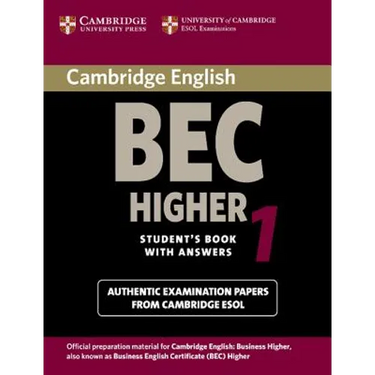 Cambridge Bec Higher 1: Practice Tests from the University of Cambridge Local Examinations Syndicate