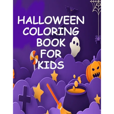 Halloween coloring book for kids: Dover coloring book
