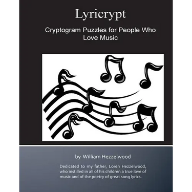Lyricrypt: Cryptogram Puzzles for People Who Love Music