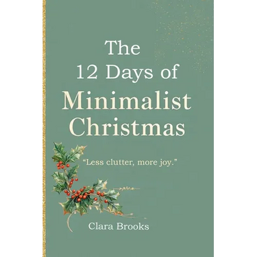 The 12 Days of Minimalist Christmas: A minimalism coffee table book for those wanting to declutter before christmas